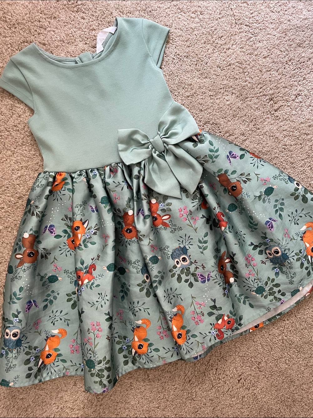 Squirrel Bunny Owl Fox Wildlife Dress